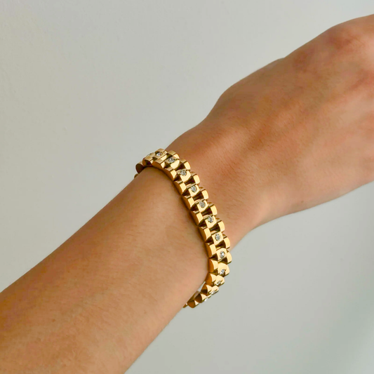 Gold Watchband Armband