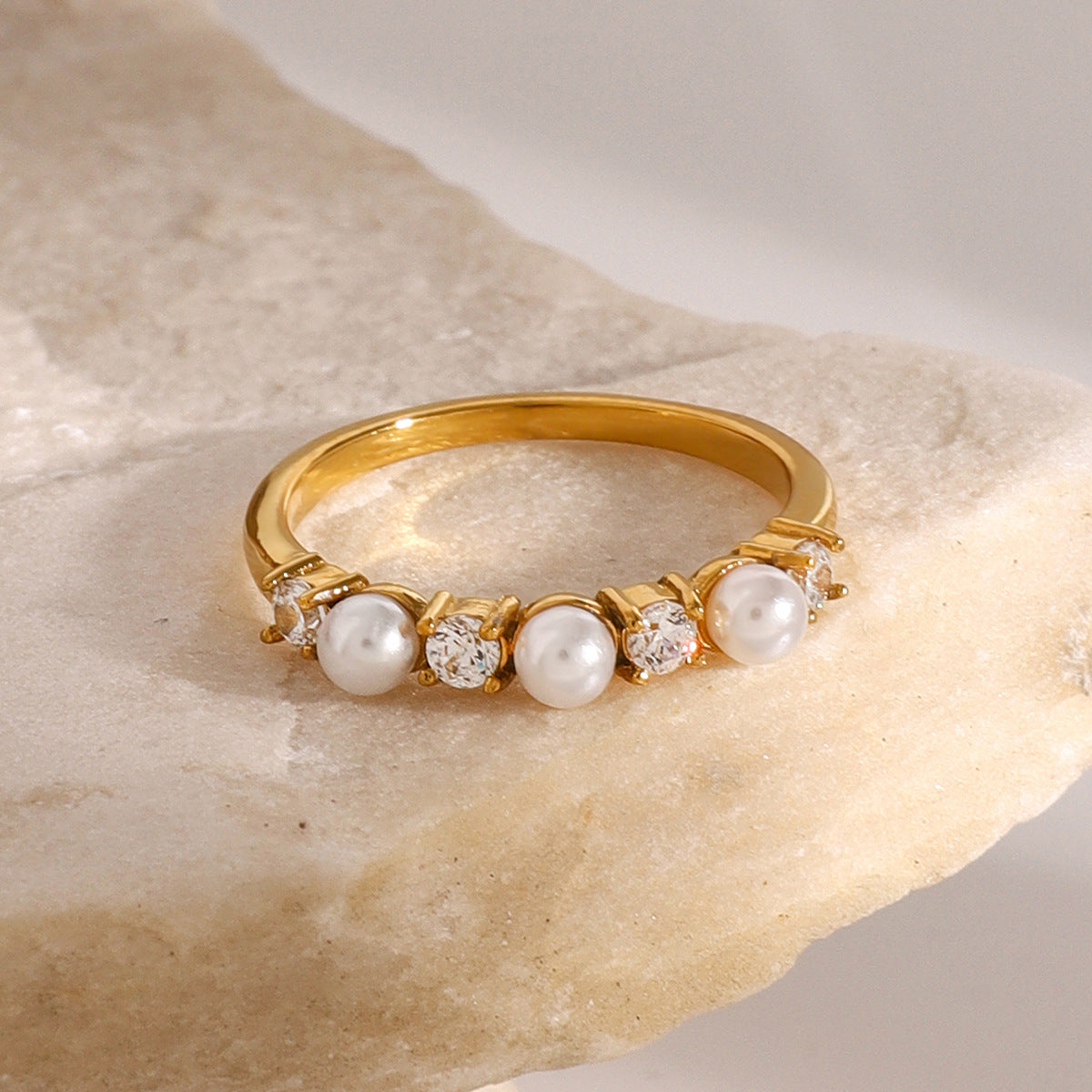 Keisha Diamant Perlenring
