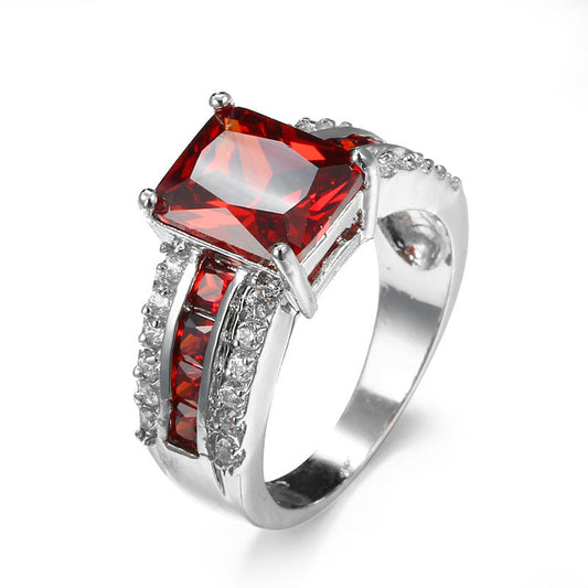 Kassira Redmont Ring | Weiß Gold