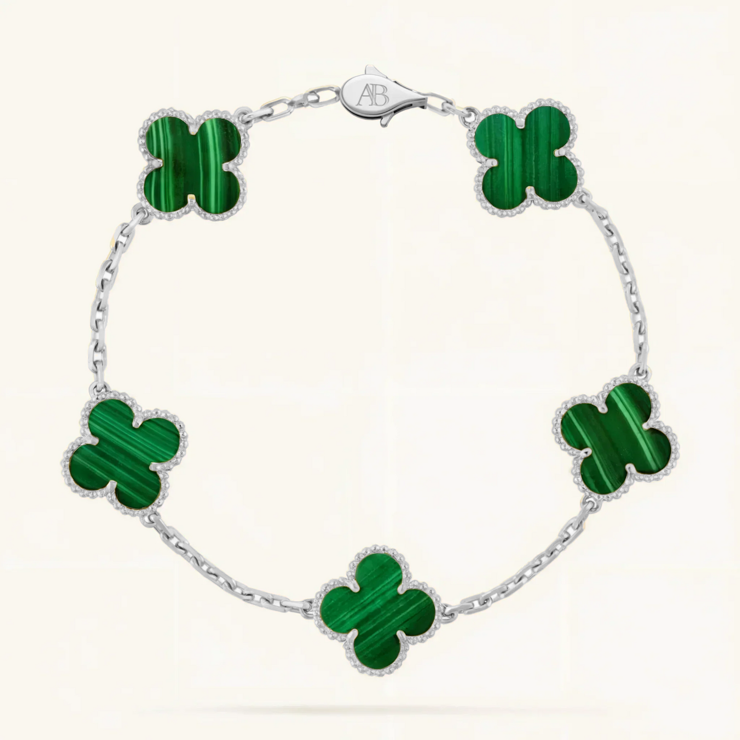 Clover Armband Green