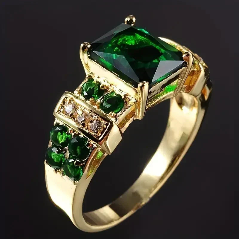 Exquisite Smaragd Ring | Gold