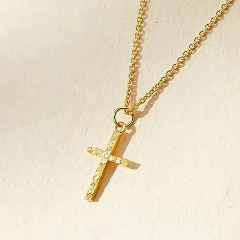 Cross Initial Halsketten-Set | Gold
