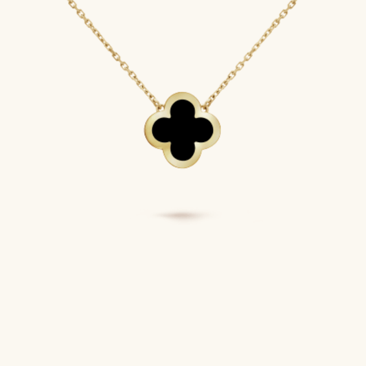 Clover Halskette Black