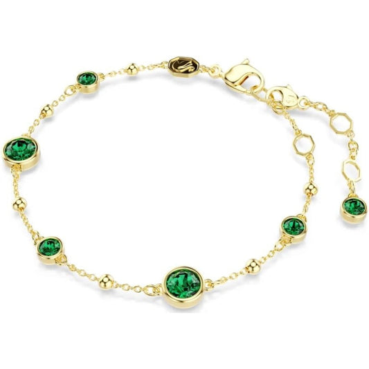 Dainty Smaragd Armband | Gold