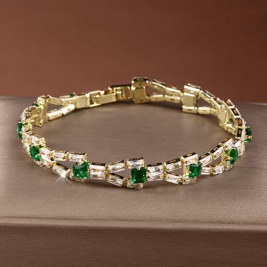Verde Link Tennisarmband | Gold