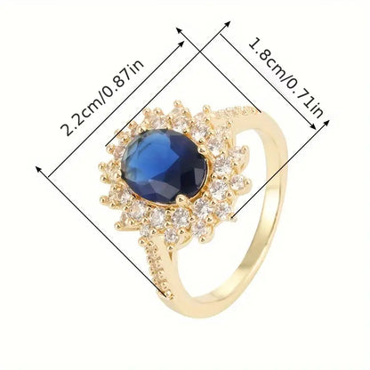 Vionne Saphirae Ring | Weiß Gold