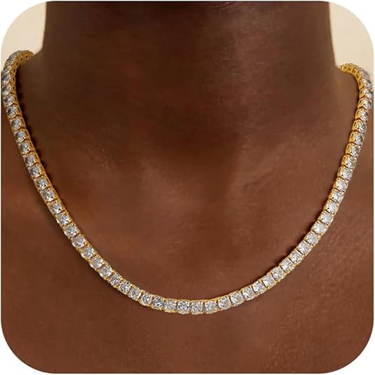 Tennis Halskette | Gold