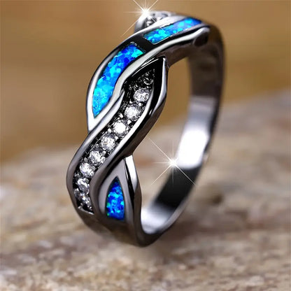Thessia Lunebray Ring | Weiß Gold
