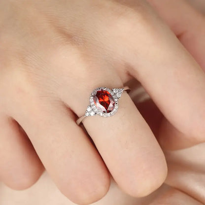 Kirelle Emberlain Ring | Weiß Gold