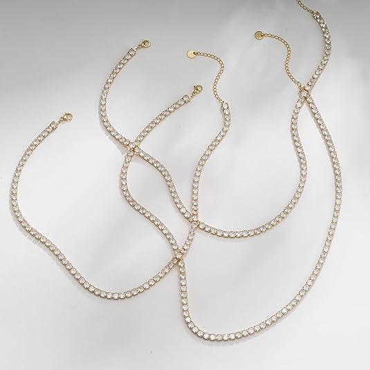 Tennis Halskette | Gold