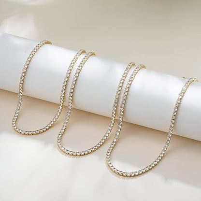 Tennis Halskette | Gold