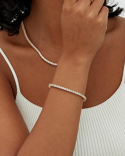 Tennis armband | Gold