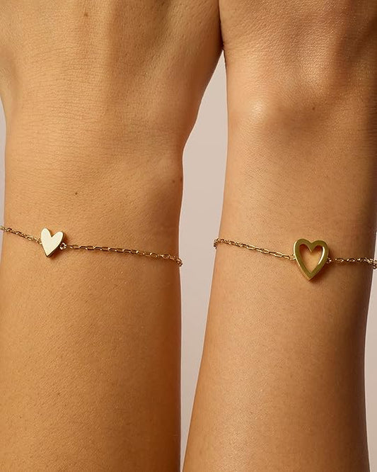 Radiant Herz Armbänder | Gold