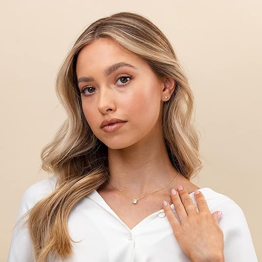 Aurora Kristall Halskette | Gold