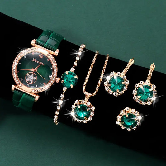 Verdantra Timecourt Schmuckset | Gold