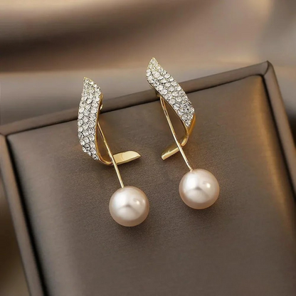 Chic Gold Perle Ohrhänger