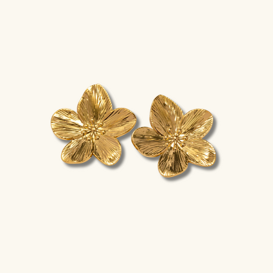 Alice Flower Gold Ohrringe