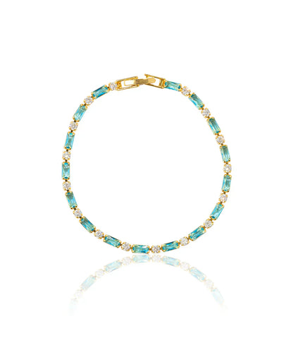 Natürlich Türkis Stein Armband | Gold