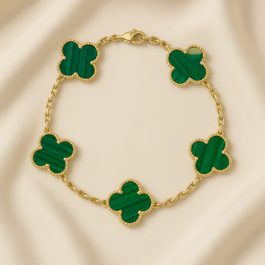 Clover Armband Green