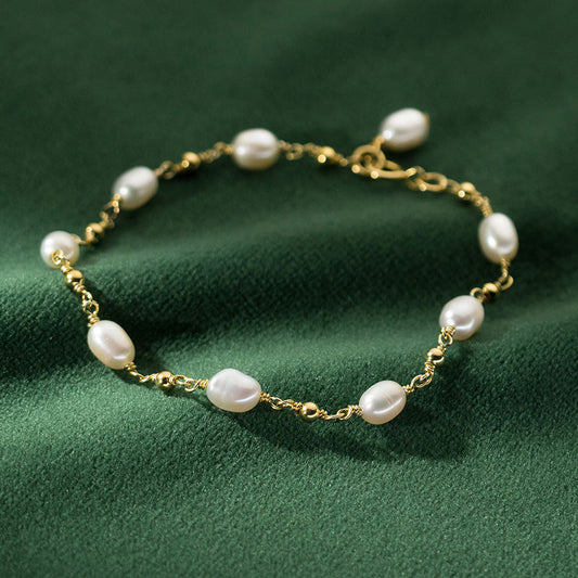 Baroque Perle Strand Armband