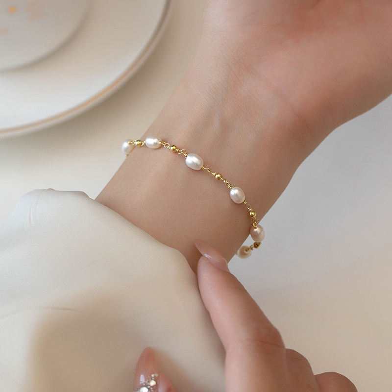 Baroque Perle Strand Armband