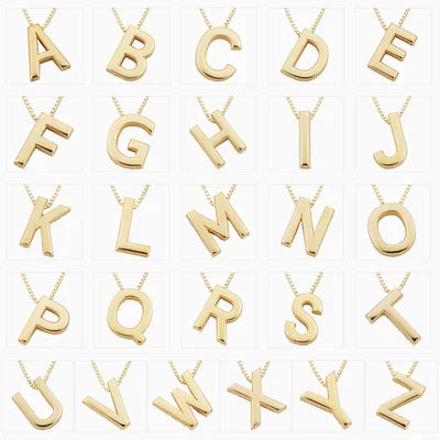 Love letter initial halskette | Gold