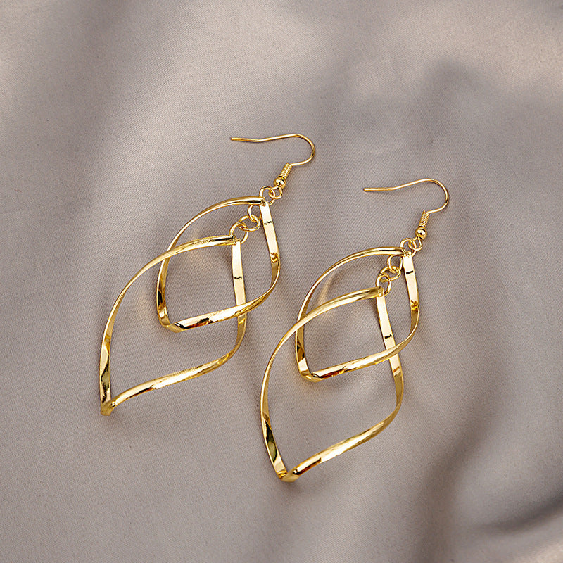 Minimalist Layered Ohrhänger | Gold