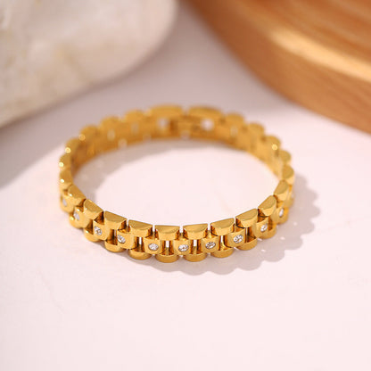 Gold Watchband Armband