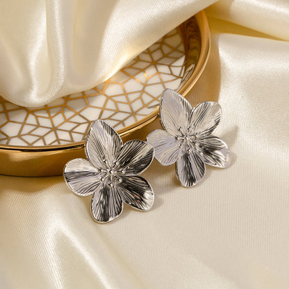 Alice Flower Gold Ohrringe