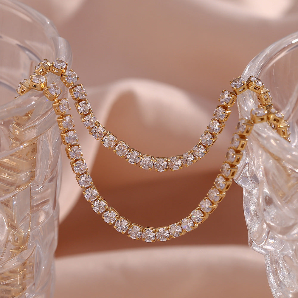 Isolde Diamant Tennis Halskette