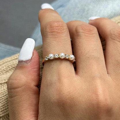 Keisha Diamant Perlenring