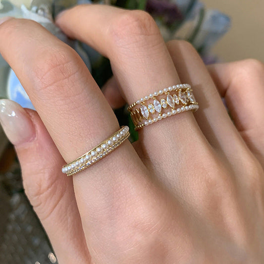 Elodie Vance Ring-Set | Gold