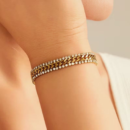 Vela Armband | Gold