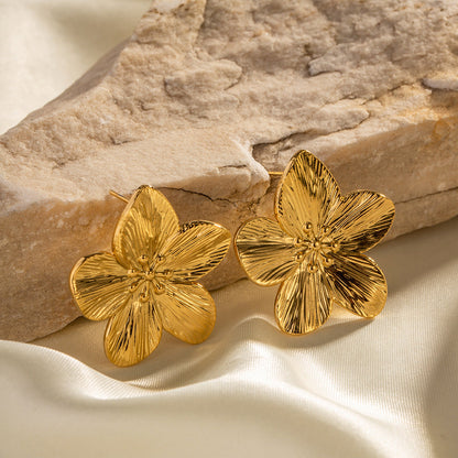 Alice Flower Gold Ohrringe