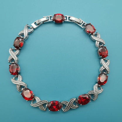 Alendra Flameaux Armband | Weiß Gold