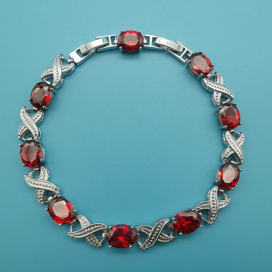 Alendra Flameaux Armband | Weiß Gold