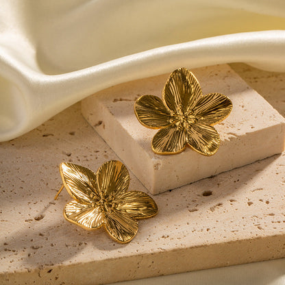 Alice Flower Gold Ohrringe