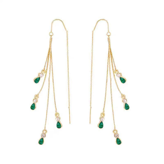 Calista Moreau Tassel Ohrringe | Gold
