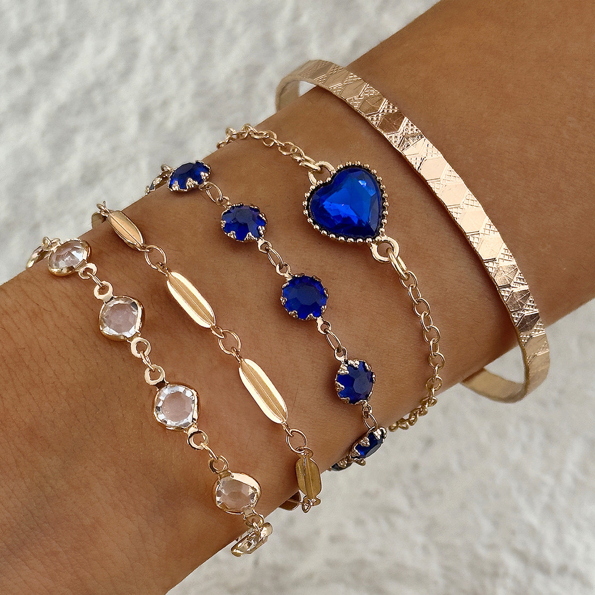 Aveline Northblue Armband-Set | Gold