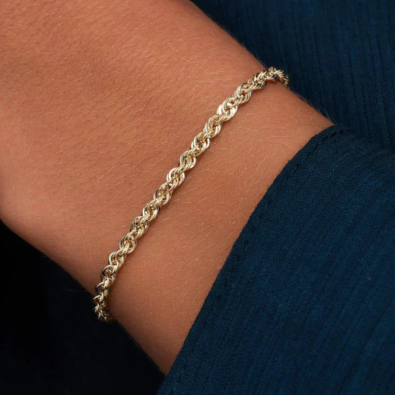 Twisted Chain Armband | Gold