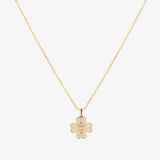 Herz Bloom Halskette | Gold