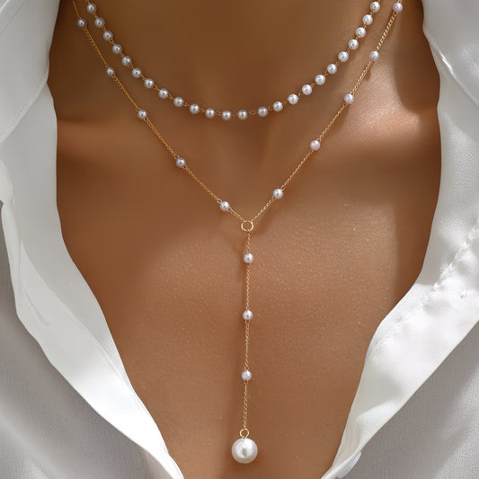 The Graduated Perle Strand Halskette