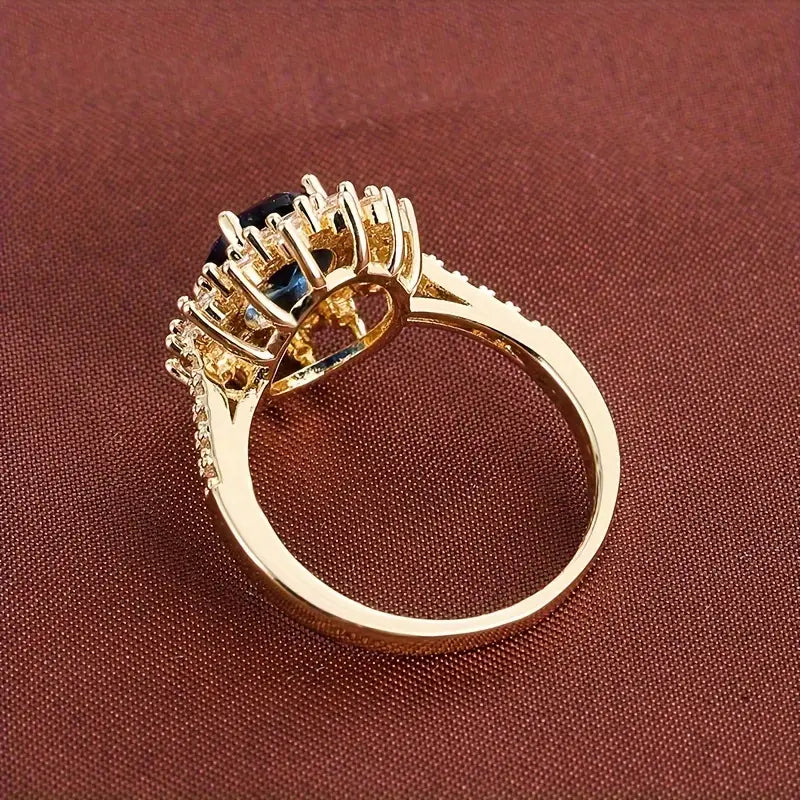 Vionne Saphirae Ring | Weiß Gold