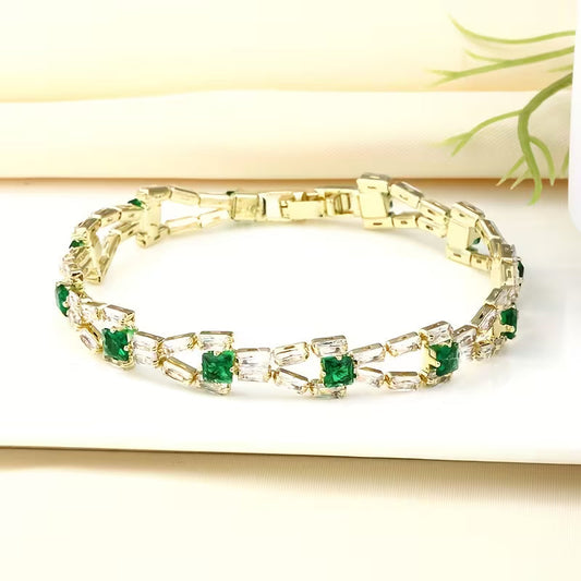 Verde Link Tennisarmband | Gold