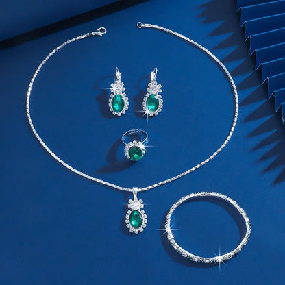 Seloria Grevalyn Schmuckset | Weiß Gold