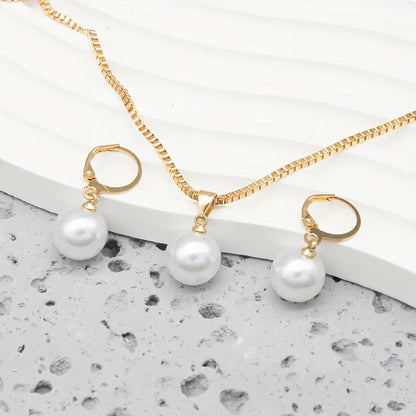 Golden Grace Perlen-Schmuckset | Gold