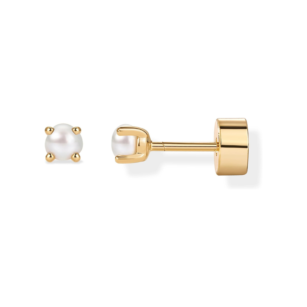 Dainty Perle Studs | Gold