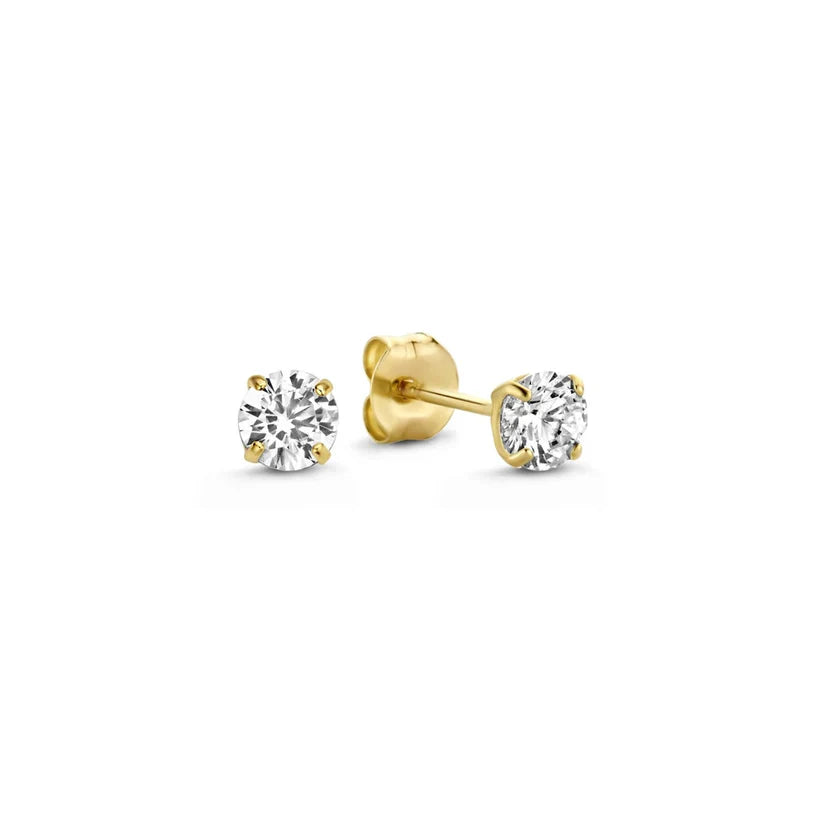 Dara Brillane Stein Ohrringe Set | Gold