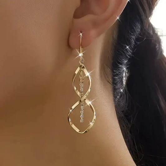 Sunbeam Spiral Ohrringe | Gold