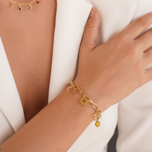 Lucky Daisy Armband mit Anhänger